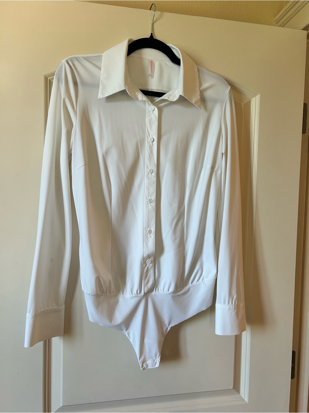 NWOT White Women's Button-Up Bodysuit